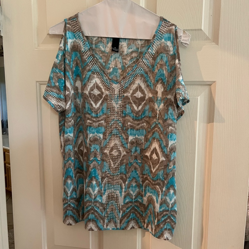 INC cold shoulder top